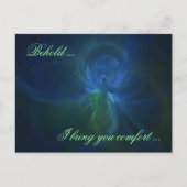 VERHALTEN ... ICH BRINGE EUCH KOMFORT ... POSTKARTE (Vorderseite)