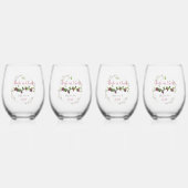 Verhalten in Christus Weinglas Ohne Stiel (Vorderseite)