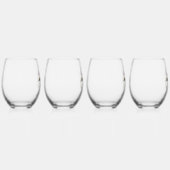 Verhalten in Christus Weinglas Ohne Stiel (Rechts)