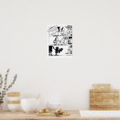 Verhalten ist die Wahrheit 12 x 16 Poster (Küche)