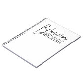 Verhalten Whisperer Notizblock (Linke Seite)