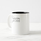 Verhalten Whisperer Zweifarbige Tasse (Vorderseite Links)