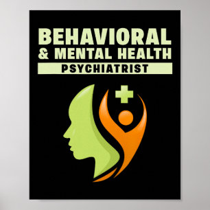Verhaltens- und Geistesgesundheit Board-zertifizie Poster