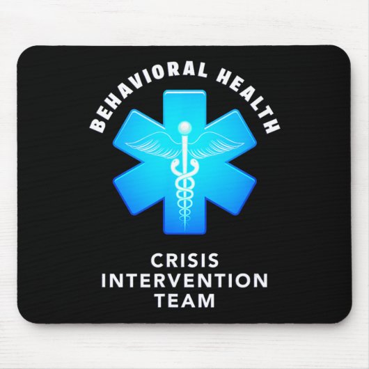 Verhaltens- und Geistesgesundheits-Krisenintervent Mousepad (Vorne)