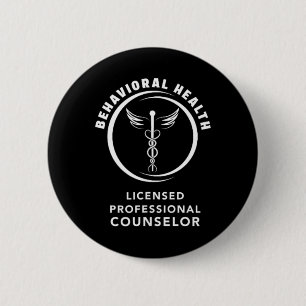 Verhaltens- und geistig gesundheitlich lizenzierte button