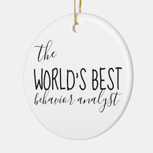 Verhaltensanalyst, BCBA, ABA, Behavior Tech, Keramik Ornament (Links)