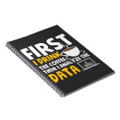 Verhaltensanalyst Datenanalyst Kaffeemaschine Notizblock (Rechte Seite)