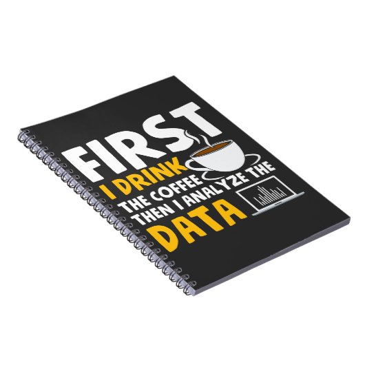 Verhaltensanalyst Datenanalyst Kaffeemaschine Notizblock (Rechte Seite)