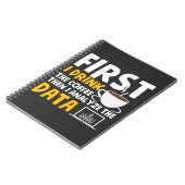 Verhaltensanalyst Datenanalyst Kaffeemaschine Notizblock (Linke Seite)