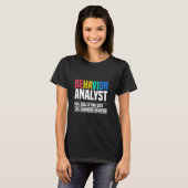 Verhaltensanalyst My ABCs Analyst T-Shirt (Vorne ganz)