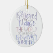 Verhaltensanalyst Ornament, Verhaltensanalyst Gesc Keramik Ornament (Rechts)