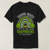 Verhaltensanalyst St Patricks Day Kleeblatts ABA T T-Shirt (Design vorne)