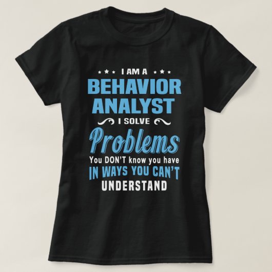 Verhaltensanalyst T-Shirt (Design vorne)
