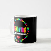 Verhaltensanalyst Verhalten Interventionist Squad Kaffeetasse (Vorderseite Links)