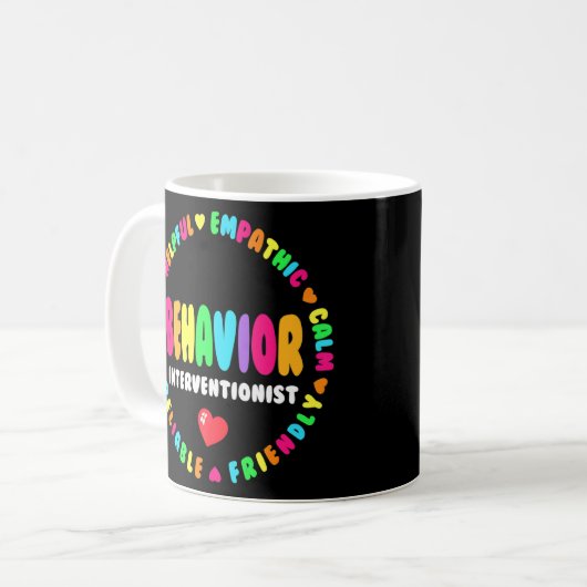 Verhaltensanalyst Verhalten Interventionist Squad Kaffeetasse (Vorderseite Links)