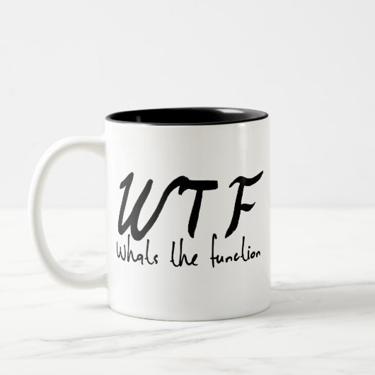 Verhaltensanalyst Zweifarbige Tasse (Links)