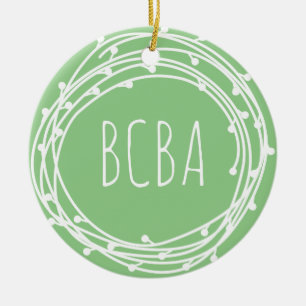Verhaltensanalytiker, bcba, bcba-Geschenk, bcba-Or Keramik Ornament