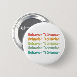 Verhaltensforscher RBT Verhalten Tech Retro Button