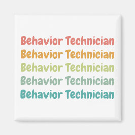Verhaltensforscher RBT Verhalten Tech Retro Magnet