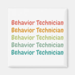 Verhaltensforscher RBT Verhalten Tech Retro Magnet