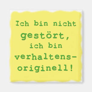 verhaltensoriginell magnet