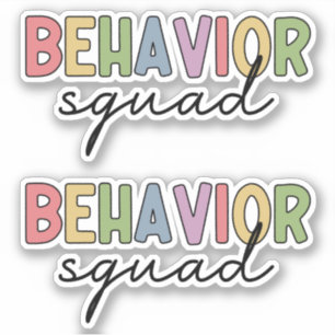 Verhaltensplatz Verhaltenstherapeut ABA Therapis Aufkleber