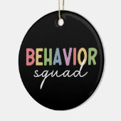 Verhaltensplatz | Verhaltenstherapeut ABA Therapis Keramik Ornament (Links)