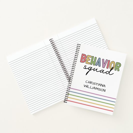 Verhaltensplatz | Verhaltenstherapeut ABA Therapis Notizblock (Innenseite)