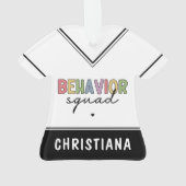 Verhaltensplatz | Verhaltenstherapeut ABA Therapis Ornament (Rückseite)