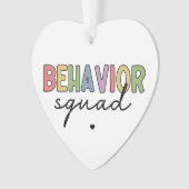 Verhaltensplatz | Verhaltenstherapeut ABA Therapis Ornament (Vorderseite)