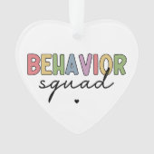 Verhaltensplatz | Verhaltenstherapeut ABA Therapis Ornament (Vorderseite)