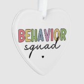 Verhaltensplatz | Verhaltenstherapeut ABA Therapis Ornament (Vorderseite)