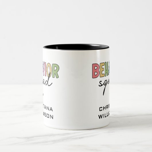 Verhaltensplatz | Verhaltenstherapeut ABA Therapis Zweifarbige Tasse (Mittel)