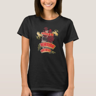 Verhaltensspezialist Inackte Skull & Rote Rosen Ta T-Shirt