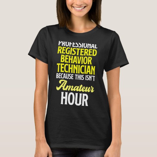 Verhaltenstechniker Behavioral Tech RBT 21 T-Shirt (Vorderseite)