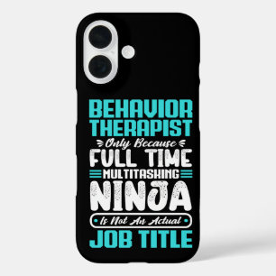 Verhaltenstherapeut Berufstitel Profession Karrier iPhone 16 Hülle