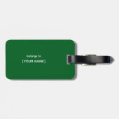 Verhaltenstherapeut Definition Geschenk Idee Gepäckanhänger (Rückseite horizontal)