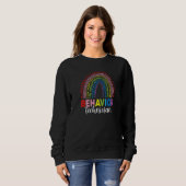 Verhaltenstherapeut Rainbow Aba Sweatshirt (Vorne ganz)