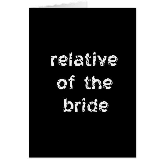 Verhältnis der Braut (Vorne)