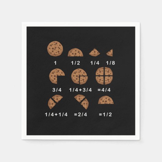 Verhältnis Nummer Mathematik Nerd Geschenk Serviette (Vorderseite)