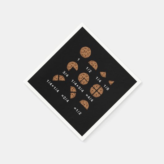 Verhältnis Nummer Mathematik Nerd Geschenk Serviette (Ecke)