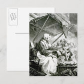 Verhandlungen über Kastanien Postkarte (Vorne/Hinten)