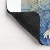 Verharrtes Glas in der Sonne Mousepad (Ecke)