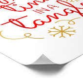 Verhedder Dein Tannenbaum-Lametta Nicht Weihnachts Poster (Ecke)