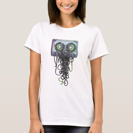 Verhedderte Erinnerungskassette T-Shirt (Vorderseite)