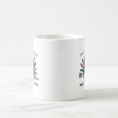 Verhedderte Weihnachtslichter Karte Kaffeetasse (Mittel)