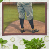 Verheerendes Feuer Schulte, Chicago Cubs, 1911 Geschirrtuch (Gefaltet)