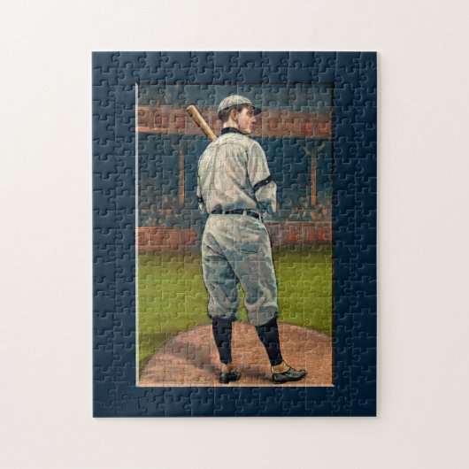 Verheerendes Feuer Schulte, Chicago Cubs, 1911 Puzzle (Vertikal)