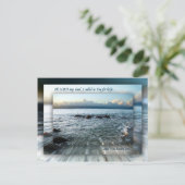 Verheilt... Gebet Postkarte (Stehend Vorderseite)