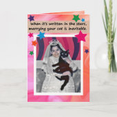 Verheiraten Ihrer Chat-Karte Karte (Vorderseite)